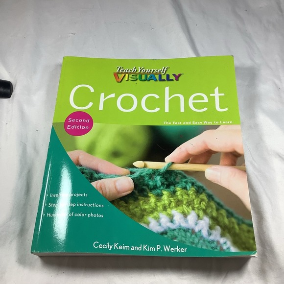 The Unbranded Brand Other - Teach Yourself VISUALLY Crochet 2nd Ed. Keim Werker Learn Hook Book